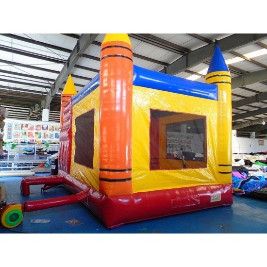 Inflatable Crayon Bouncer Combo