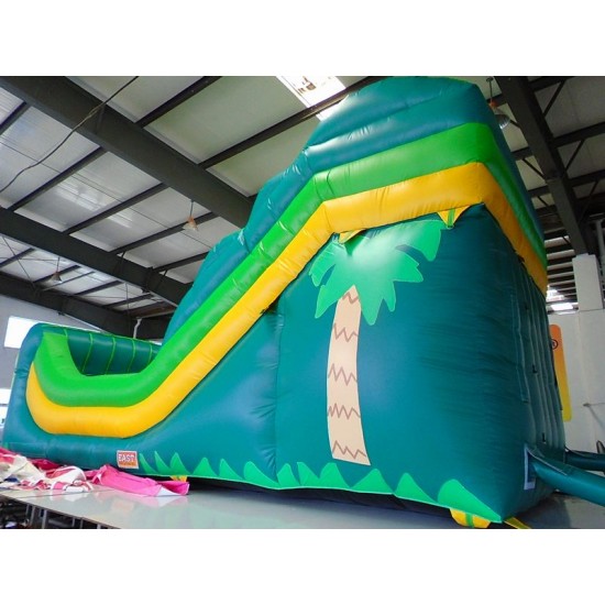 Inflatable Tropical Theme Commercial Slide