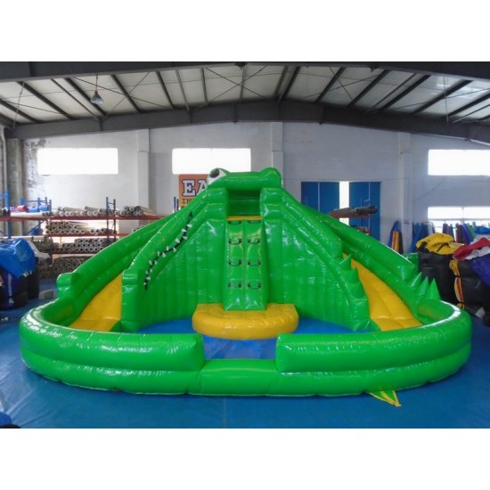 Crocodile Isle Inflatable Water Park And Slide